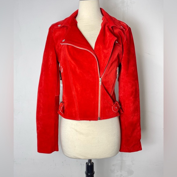 Van Palma Suede Fring Motorcycle Jacket - Picture 1 of 7